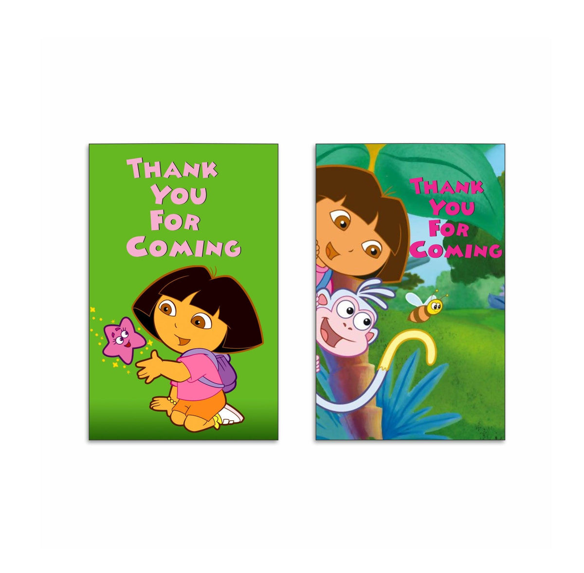 Dora The Explorer Thank you Tags