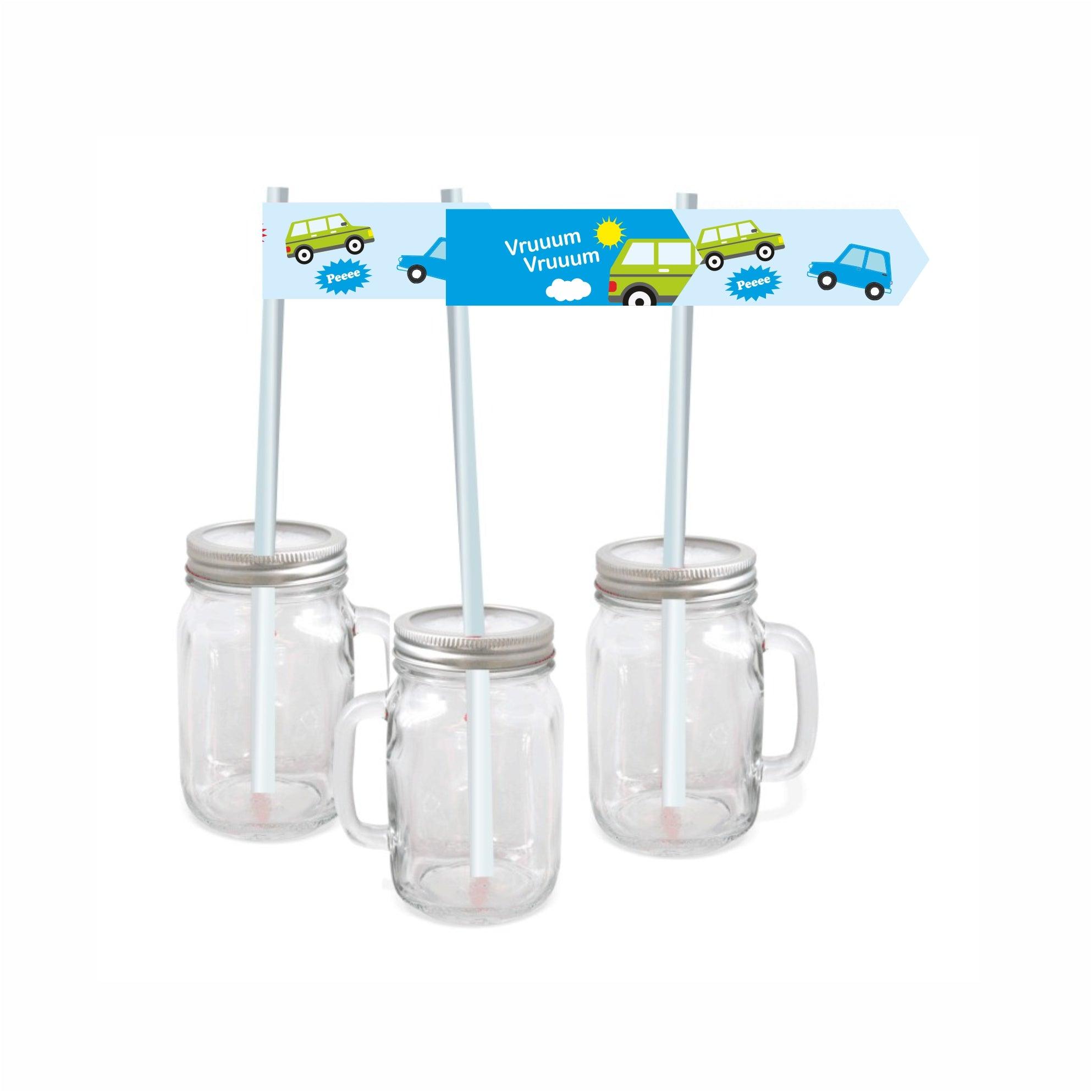 Colorful Cars Theme Drink Straws THEME PARTIES Pretty UR Party