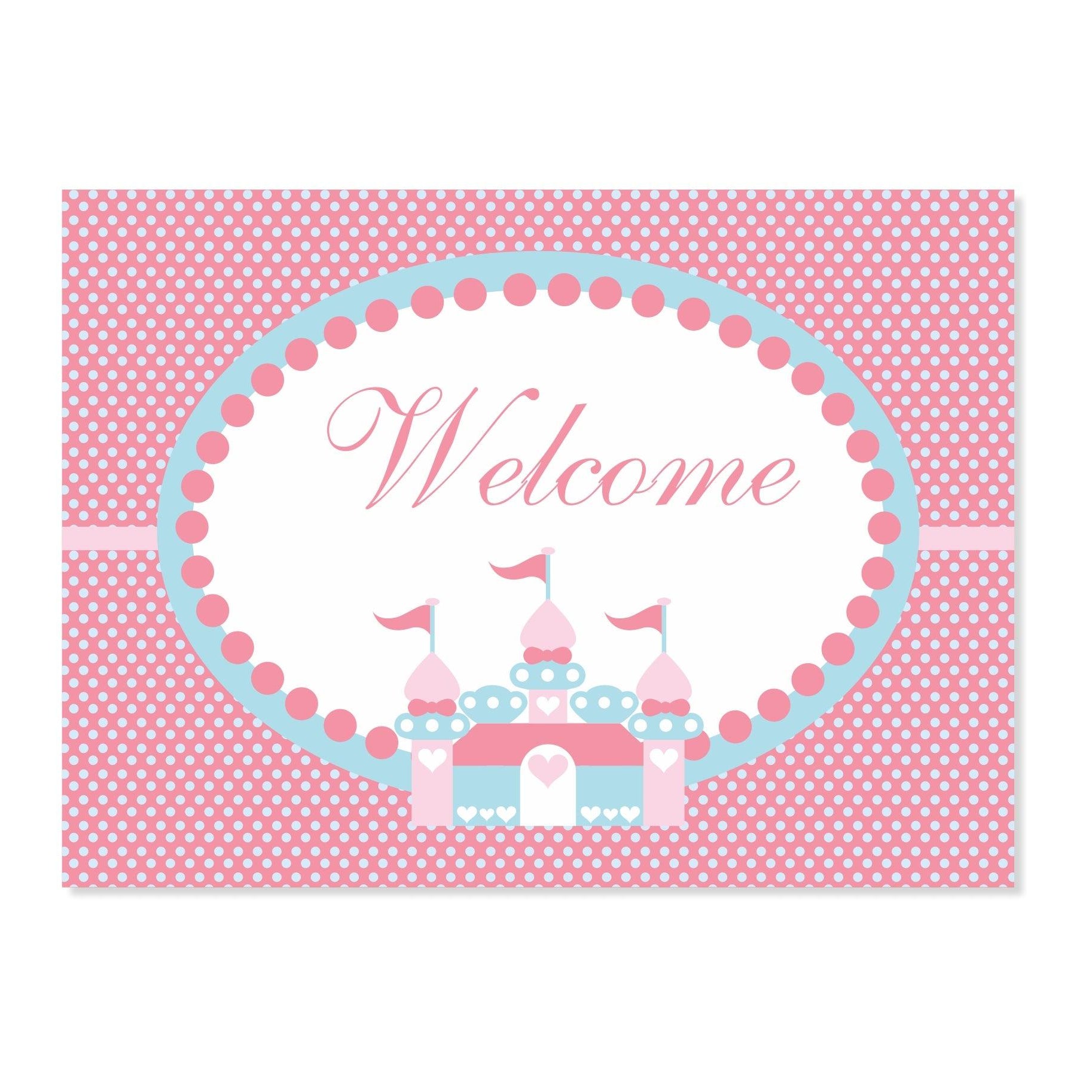 Fairy  Princess Entrance Banner / Door Sign THEME PARTIES Pretty UR Party