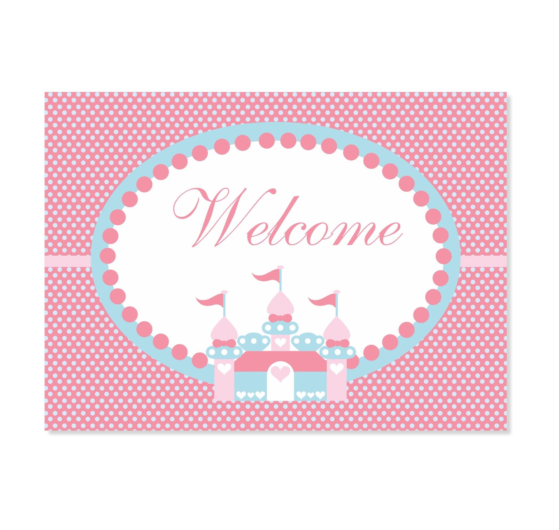 Fairy  Princess Entrance Banner / Door Sign THEME PARTIES Pretty UR Party