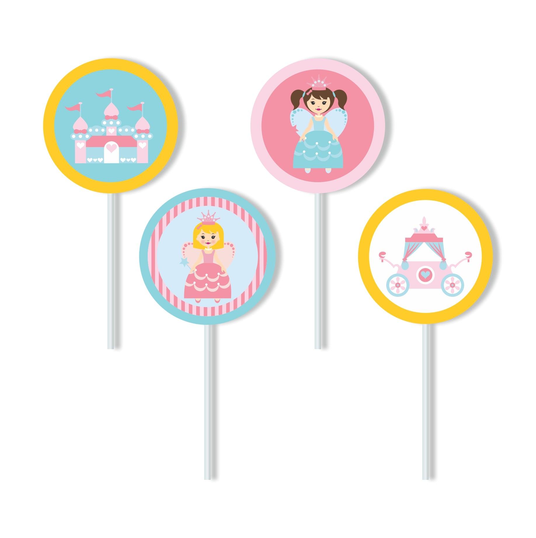 Fairy  Princess Cupcake / Food Toppers THEME PARTIES Pretty UR Party