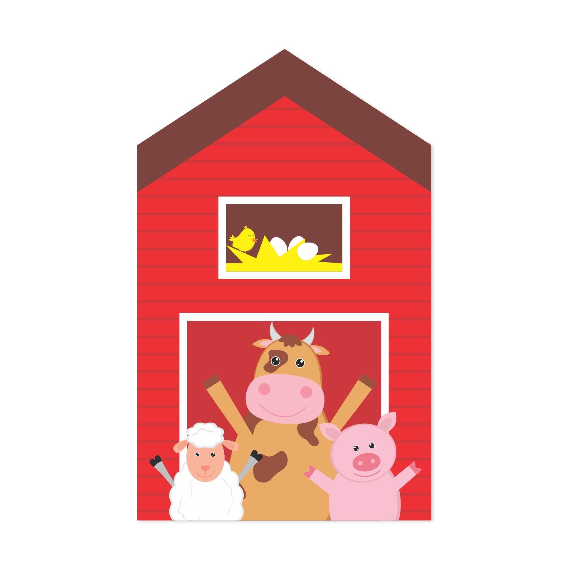 Farm friends theme Centerpieces - Pack of 2 THEME PARTIES Pretty UR Party