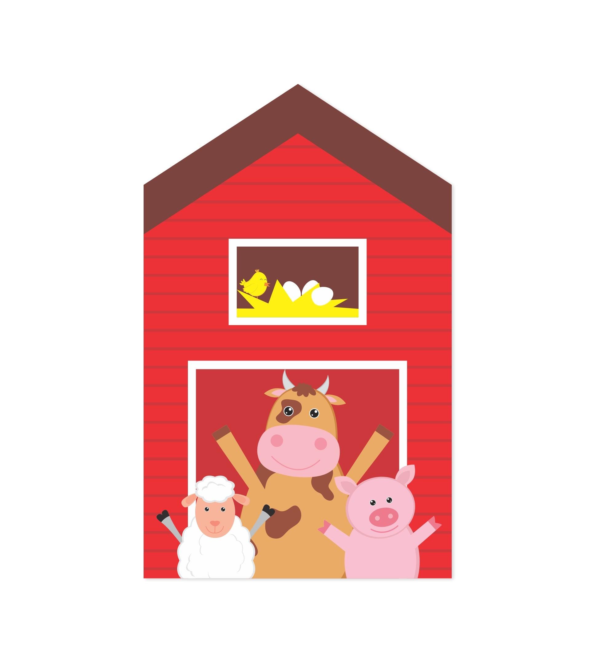 Farm friends theme Centerpieces - Pack of 2 THEME PARTIES Pretty UR Party