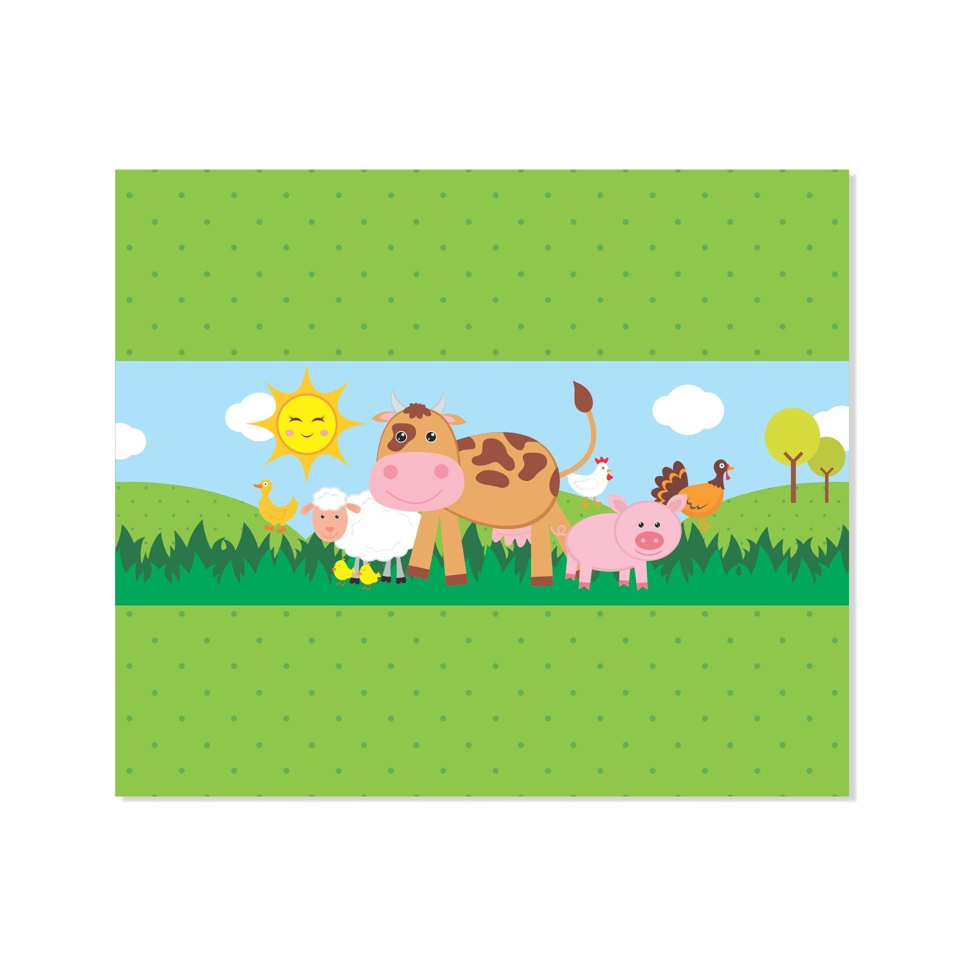 Farm friends theme Chocolate Wrappers THEME PARTIES Pretty UR Party