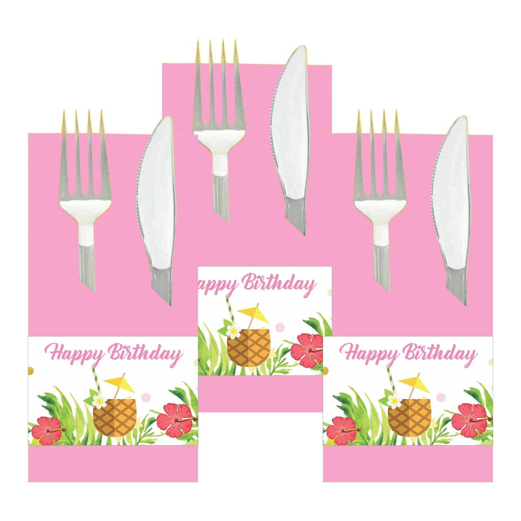 Flamingo Theme Napkin Rings THEME PARTIES Pretty UR Party