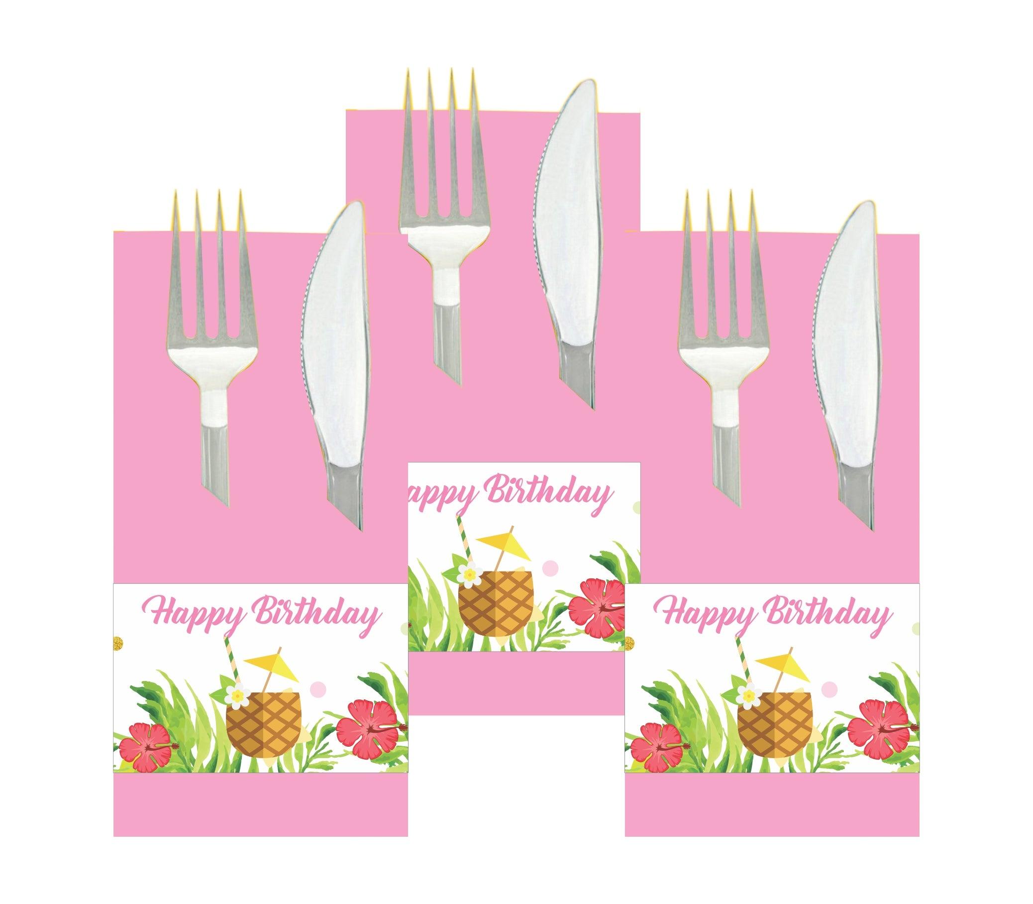 Flamingo Theme Napkin Rings THEME PARTIES Pretty UR Party