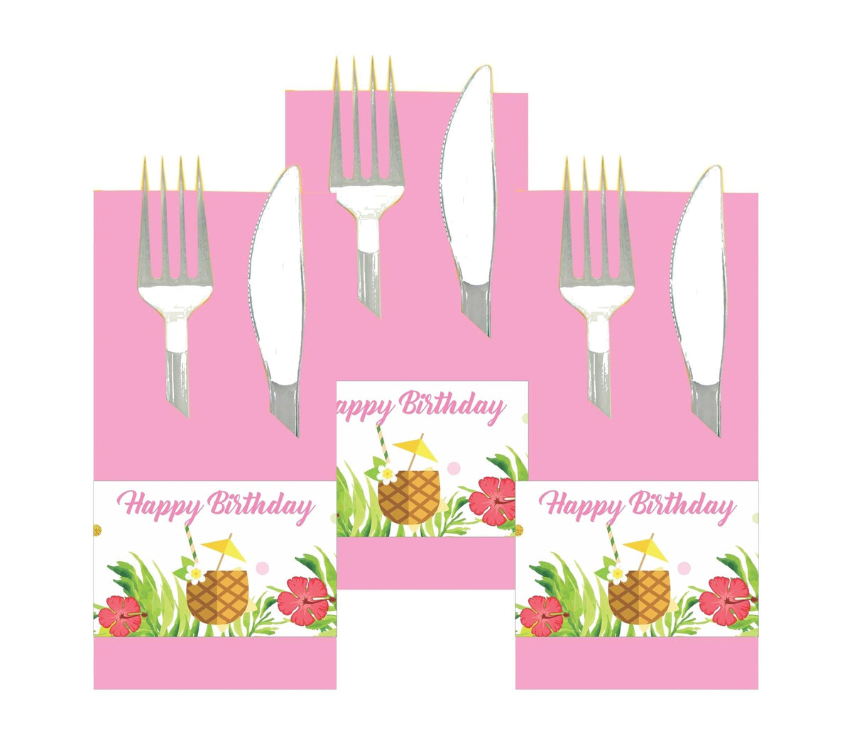 Flamingo Theme Napkin Rings