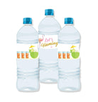 Flamingo Theme Water Bottle Labels THEME PARTIES Pretty UR Party