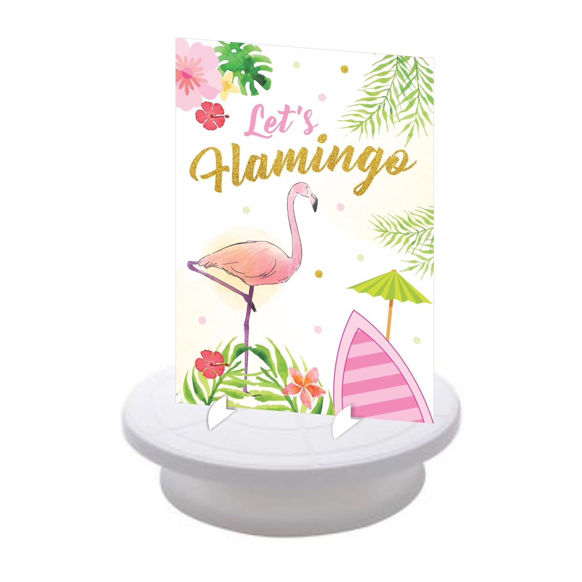 Flamingo Theme Centerpieces - Pack of 2 THEME PARTIES Pretty UR Party