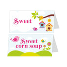 Little Bird Theme Food Labels / Buffet Table Cards THEME PARTIES Pretty UR Party