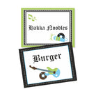 Rockstar Theme Food Labels / Buffet Table Cards THEME PARTIES Pretty UR Party