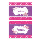 BallerinaTheme Food Labels / Buffet Table Cards THEME PARTIES Pretty UR Party