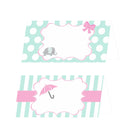 Elephant Birthday Theme Food Labels / Buffet Table Cards THEME PARTIES Pretty UR Party
