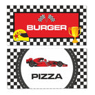 Race Car Party Theme Food Labels / Buffet Table Cards THEME PARTIES Pretty UR Party