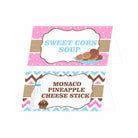 Milk and Cookies Theme Food Labels / Buffet Table Cards THEME PARTIES Pretty UR Party