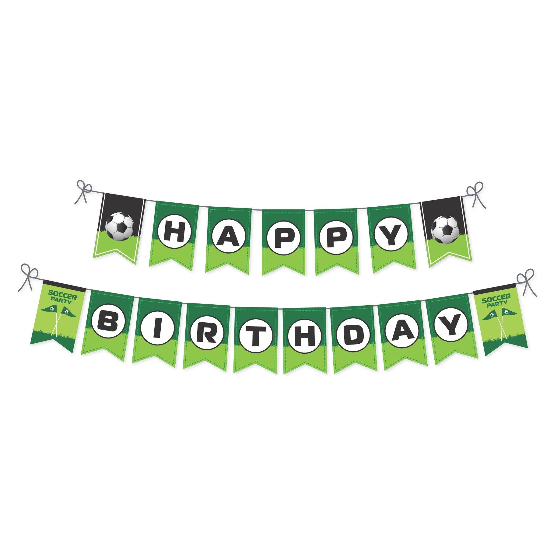 Football Theme Bunting THEME PARTIES Pretty UR Party