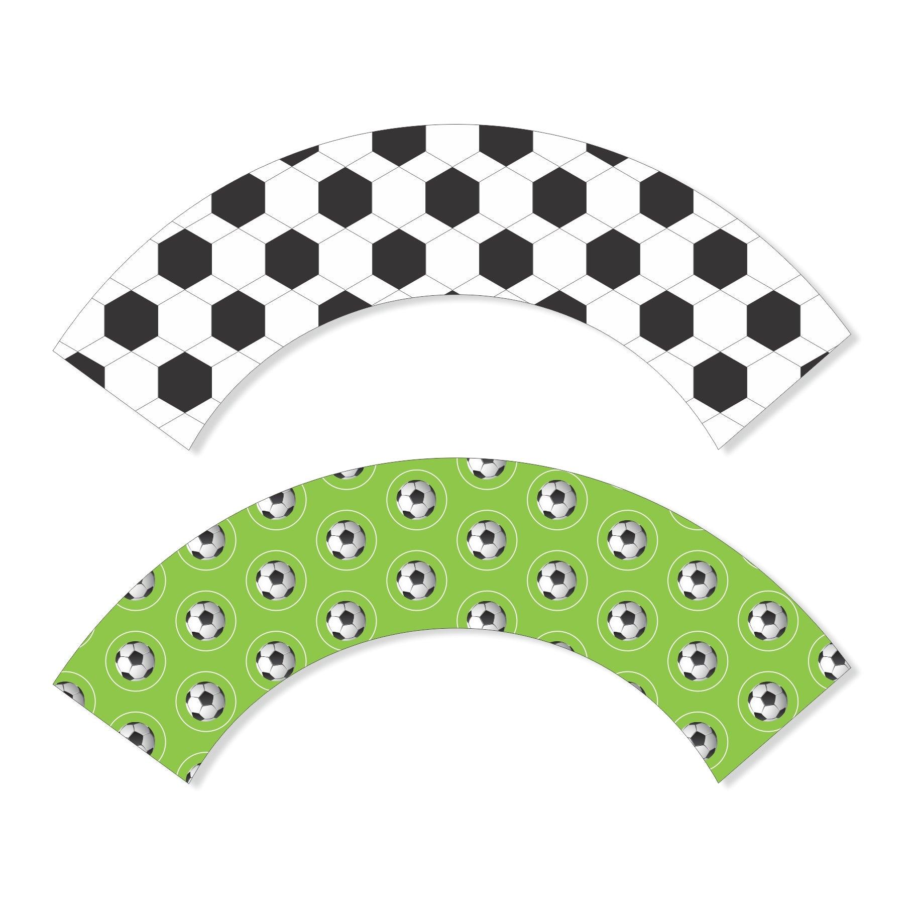 Football Cupcake Wrappers THEME PARTIES Pretty UR Party