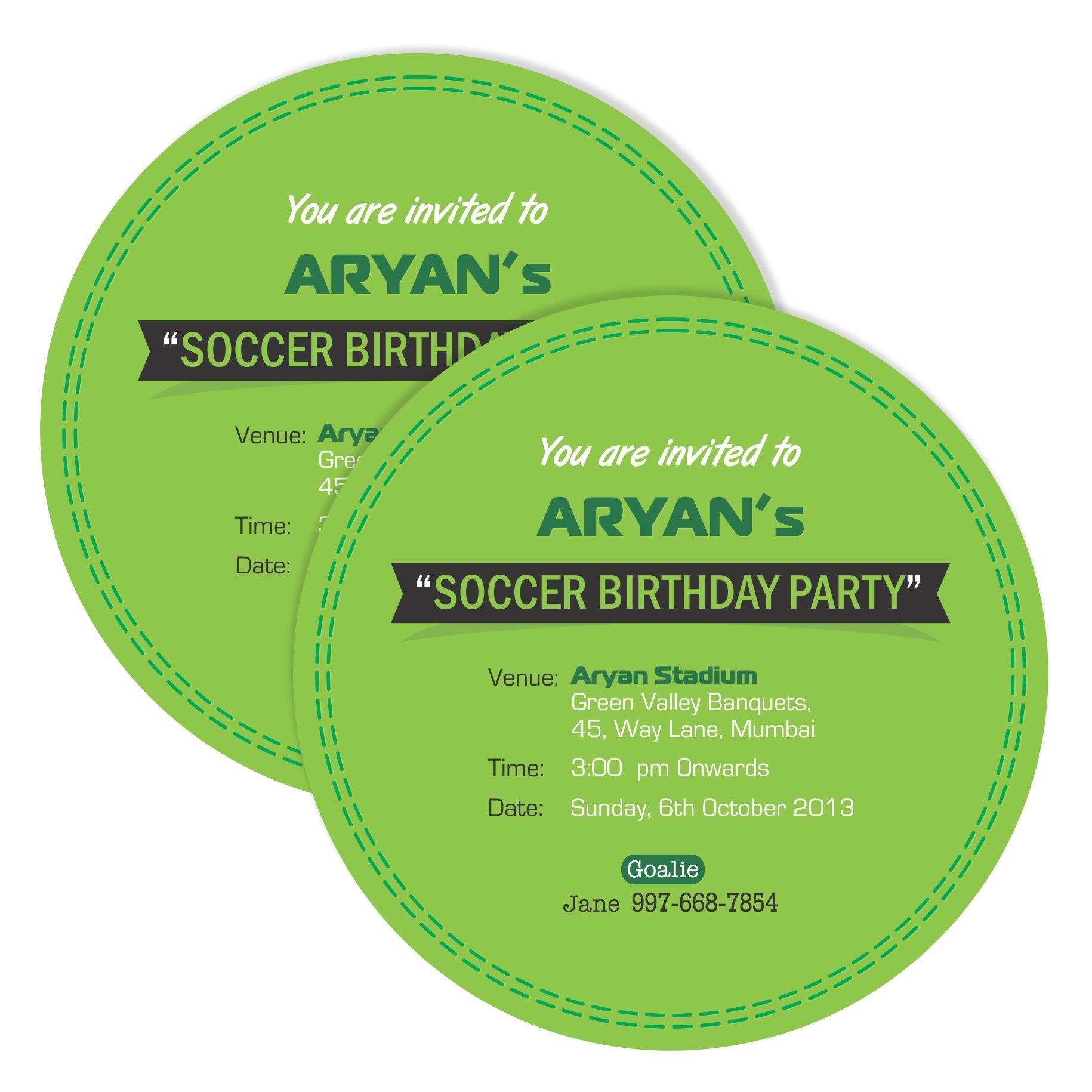 Football Theme Invitations THEME PARTIES Pretty UR Party