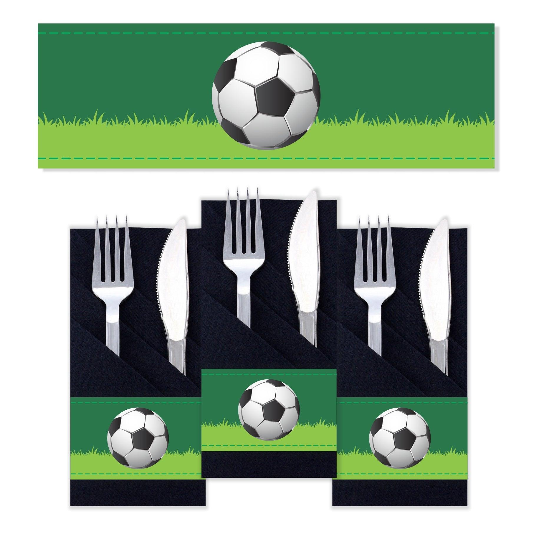 Football Napkin Rings THEME PARTIES Pretty UR Party