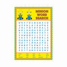 Despicable Me Minions Inspired Word Search Game ALL PARTY SUPPLIES Pretty UR Party