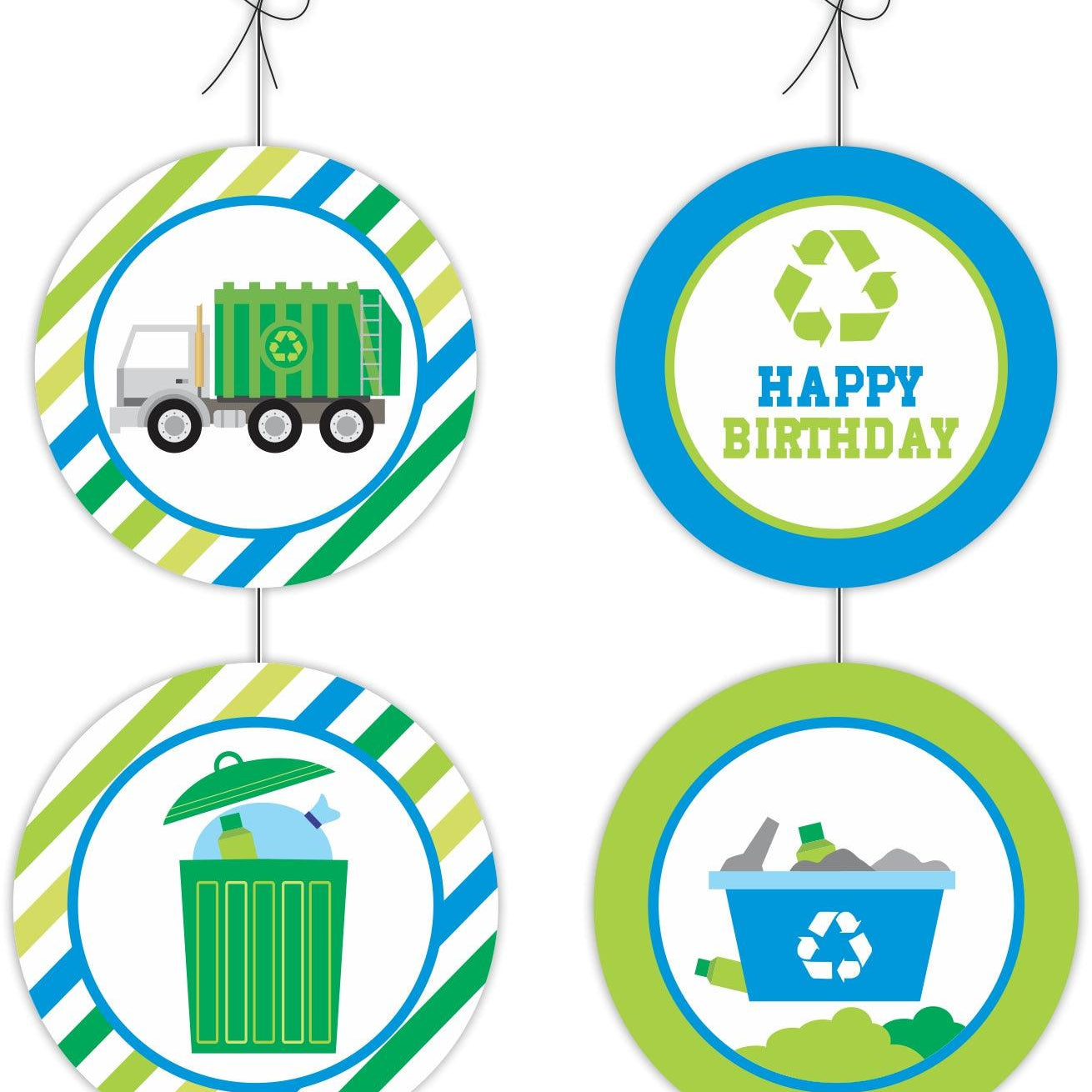 Garbage Truck Danglers THEME PARTIES Pretty UR Party