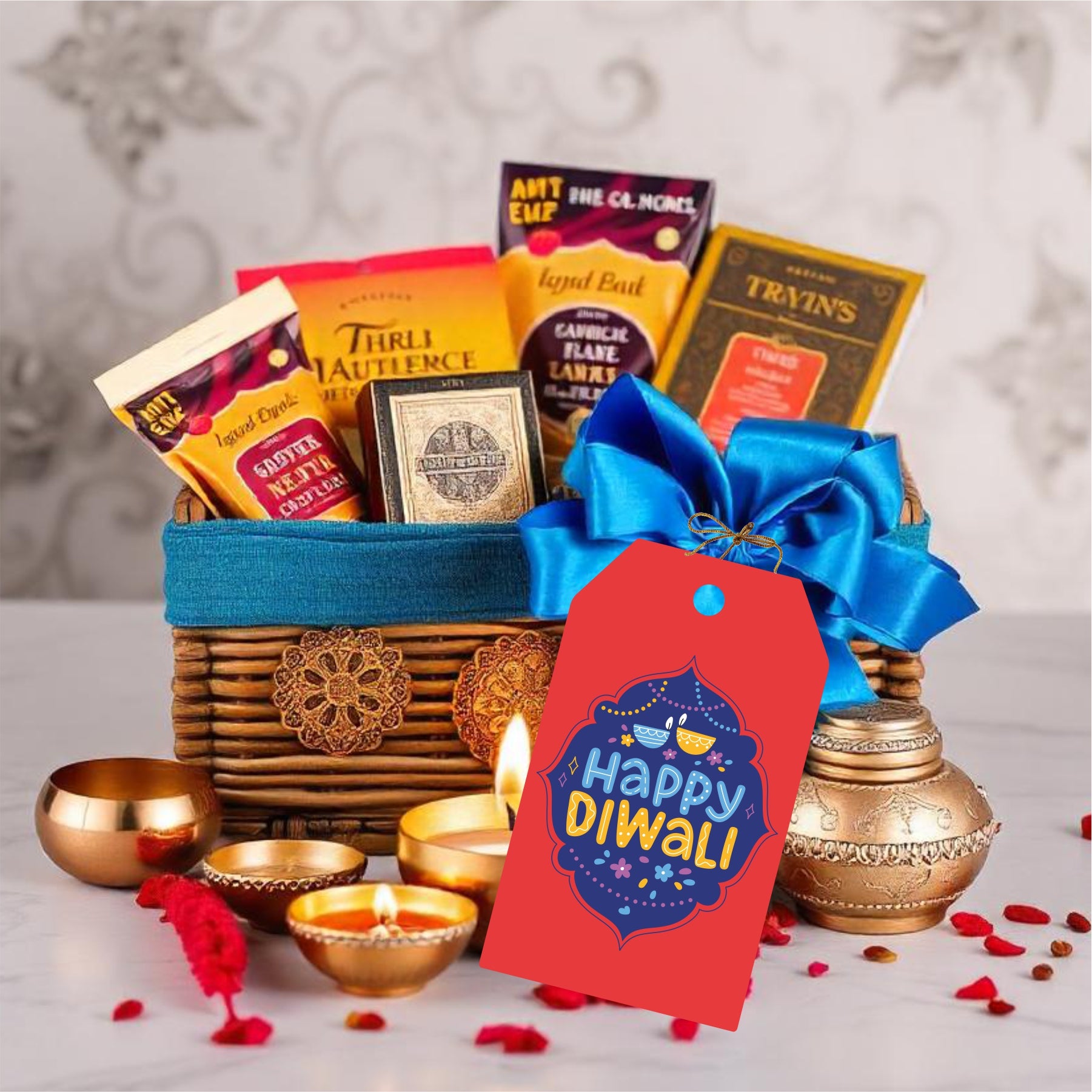 Colourful Diwali Gift Tags Colourful Diwali Gift Tags
