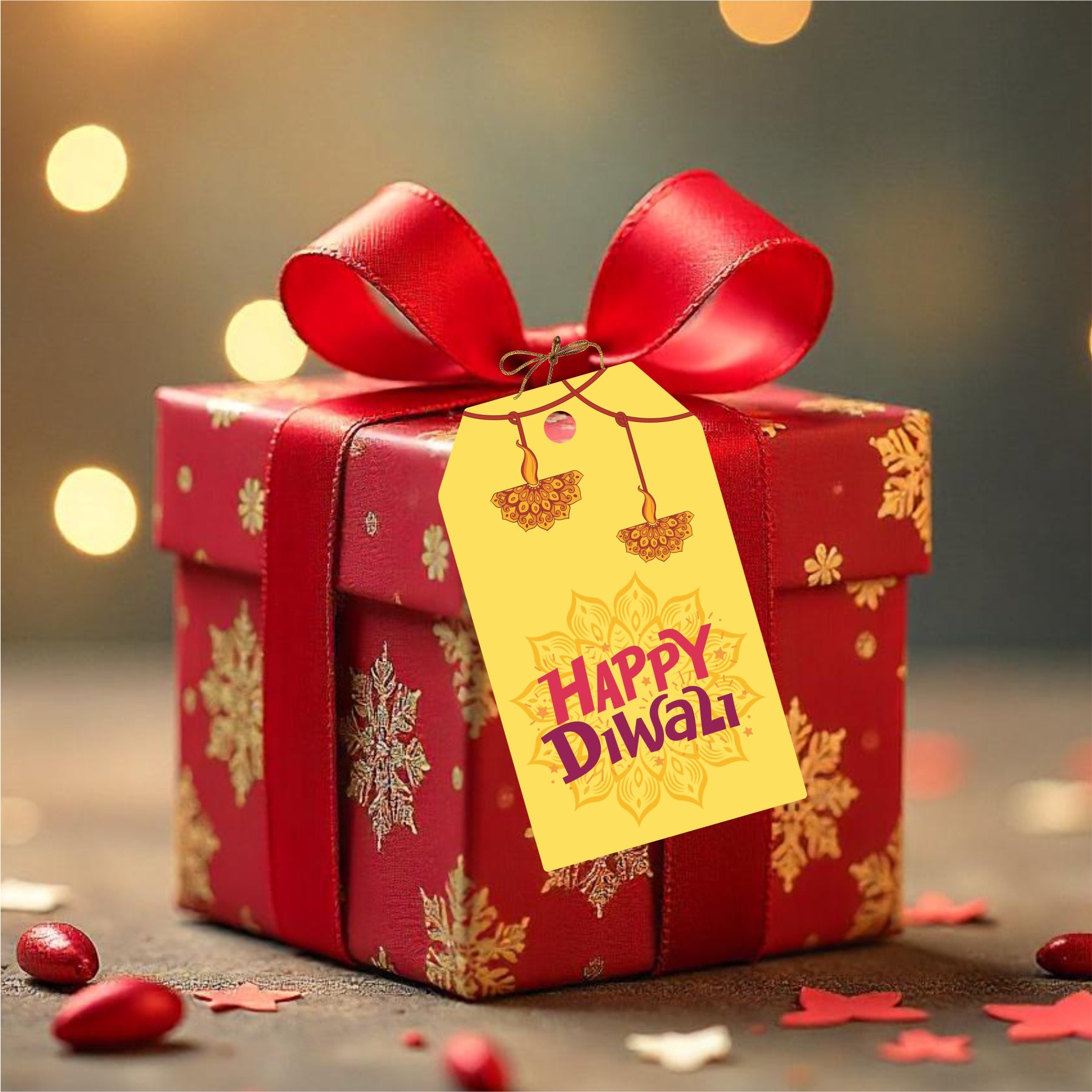 Colourful Diwali Gift Tags Colourful Diwali Gift Tags
