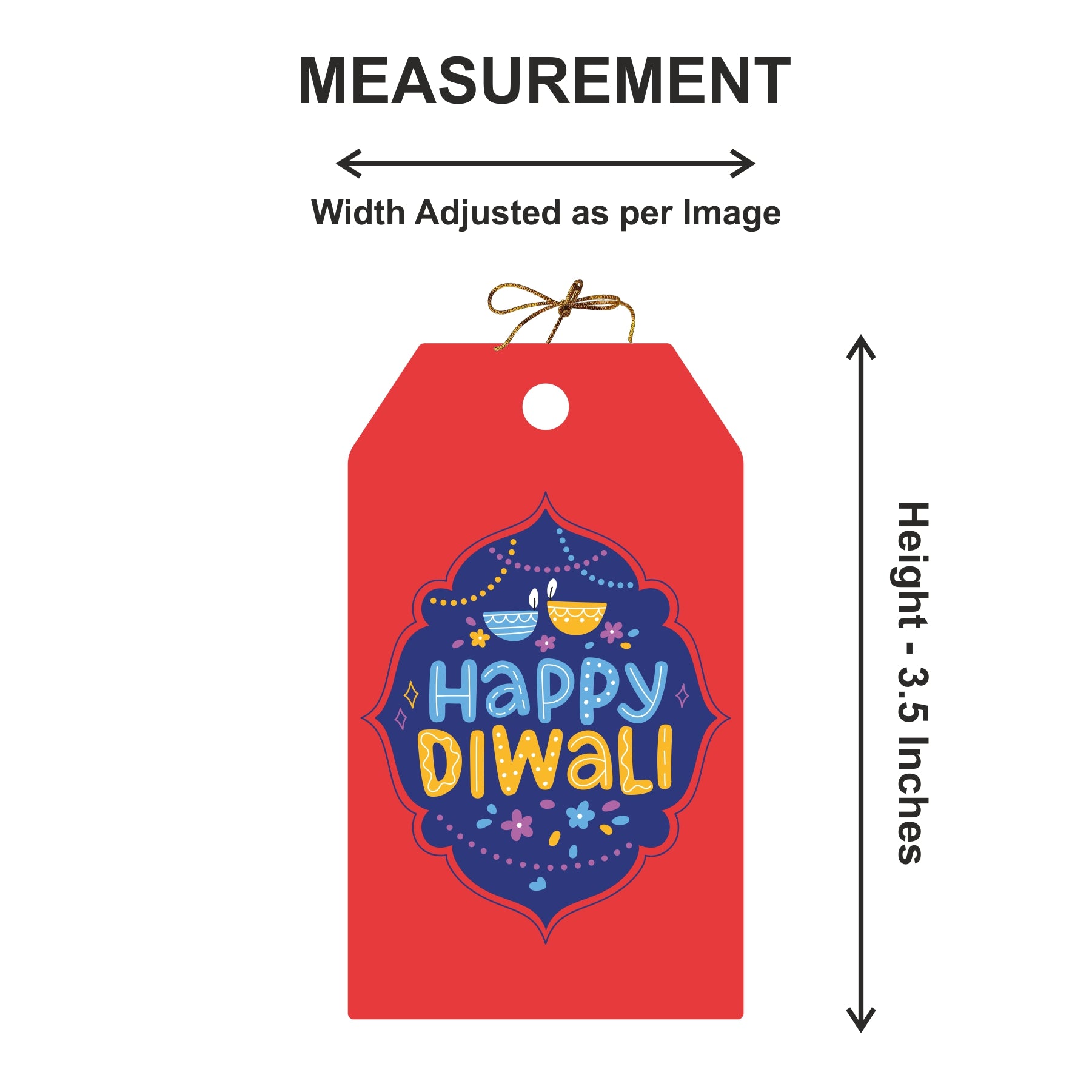 Colourful Diwali Gift Tags Colourful Diwali Gift Tags