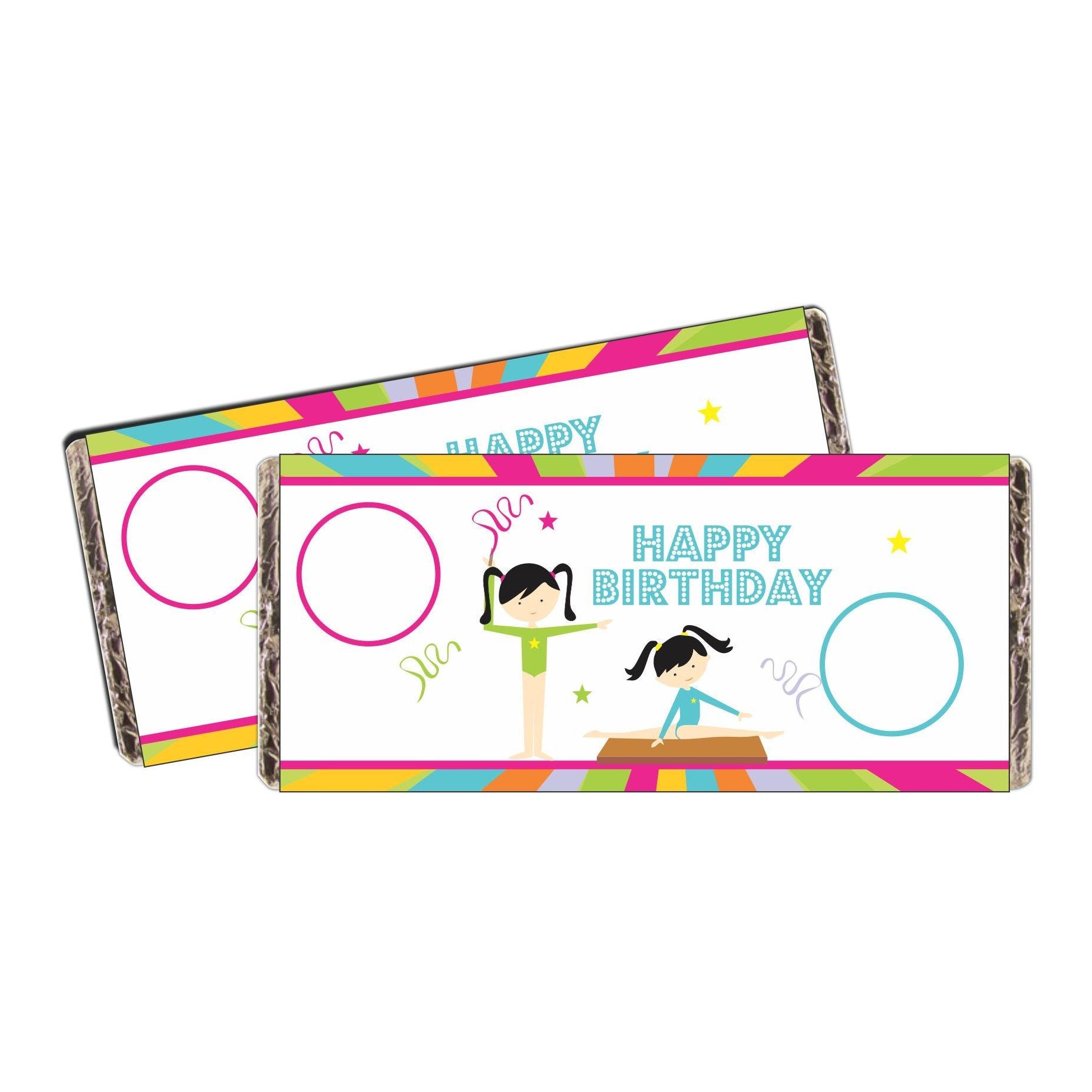 Gymnatics Theme Chocolate Wrappers THEME PARTIES Pretty UR Party