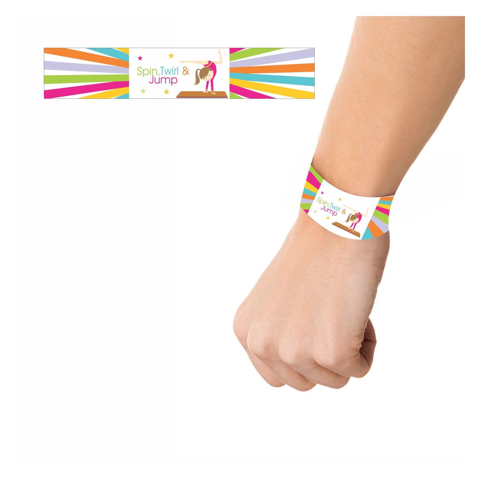 Gymnastics Theme Wrist Bands - Pack of 10 THEME PARTIES Pretty UR Party