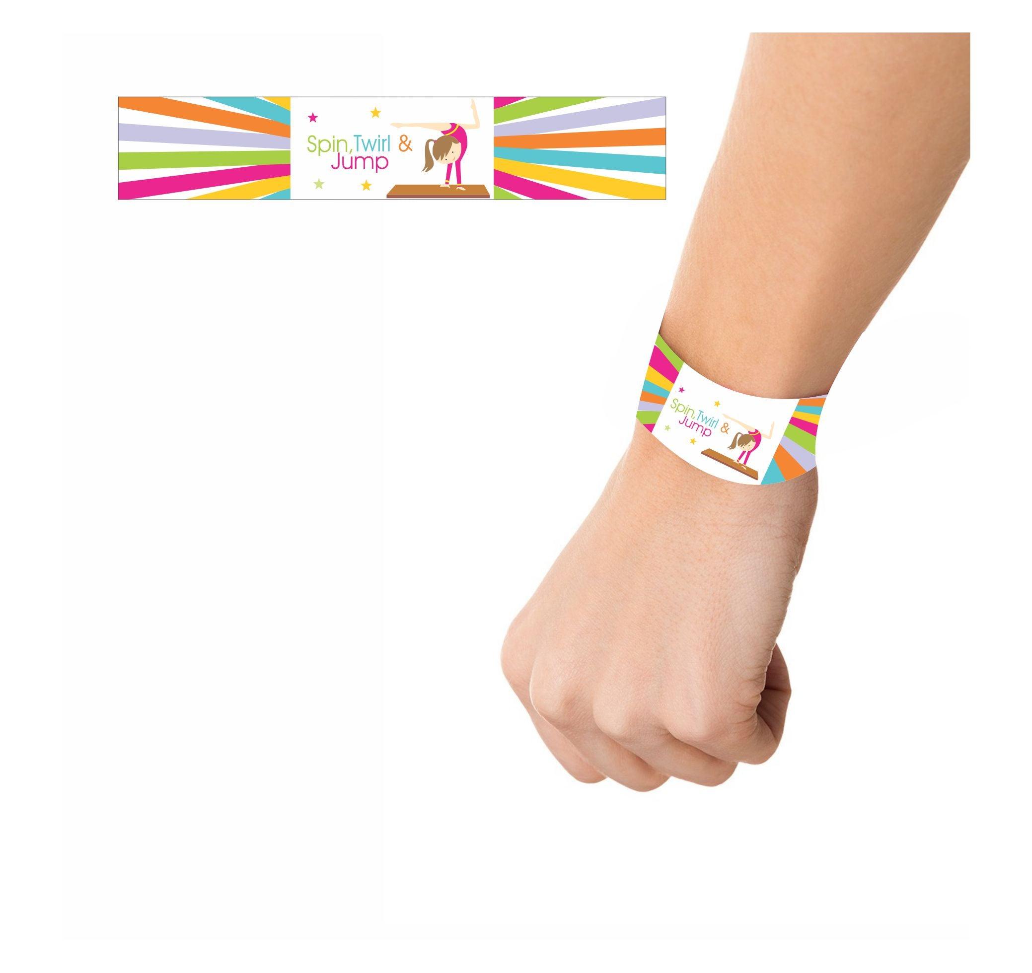 Gymnastics Theme Wrist Bands - Pack of 10 THEME PARTIES Pretty UR Party