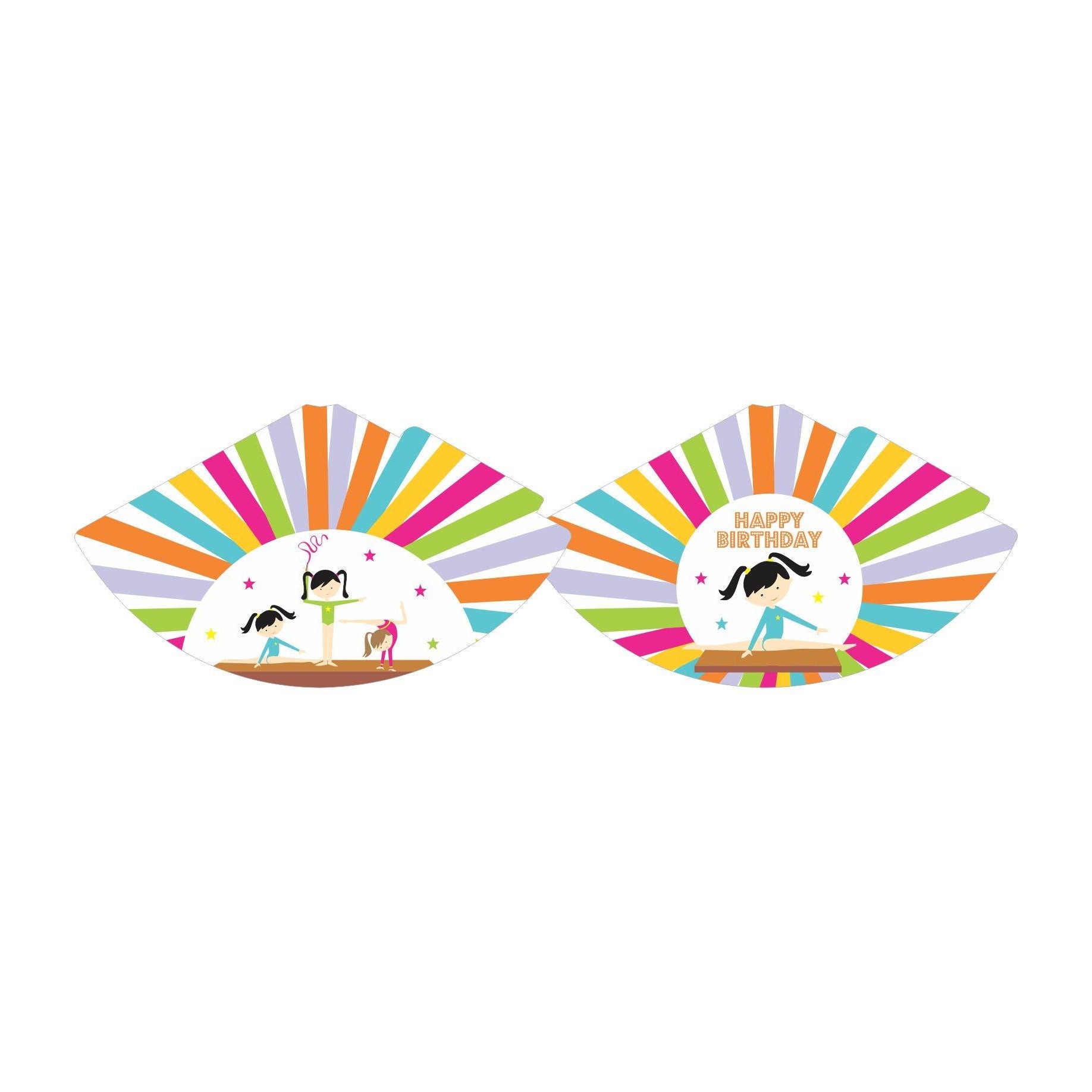 Gymnastics Theme Hats - Pack of 10 THEME PARTIES Pretty UR Party