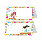 Gymnastics Theme Food Labels / Buffet Table Cards THEME PARTIES Pretty UR Party