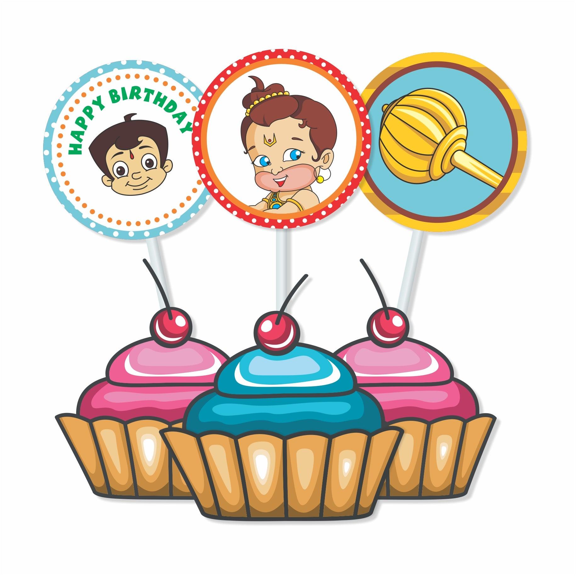 Hanuman Theme Cupcake / Food Toppers THEME PARTIES Pretty UR Party