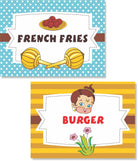 Hanuman Food Labels / Buffet Table Cards ALL PARTY SUPPLIES Pretty UR Party