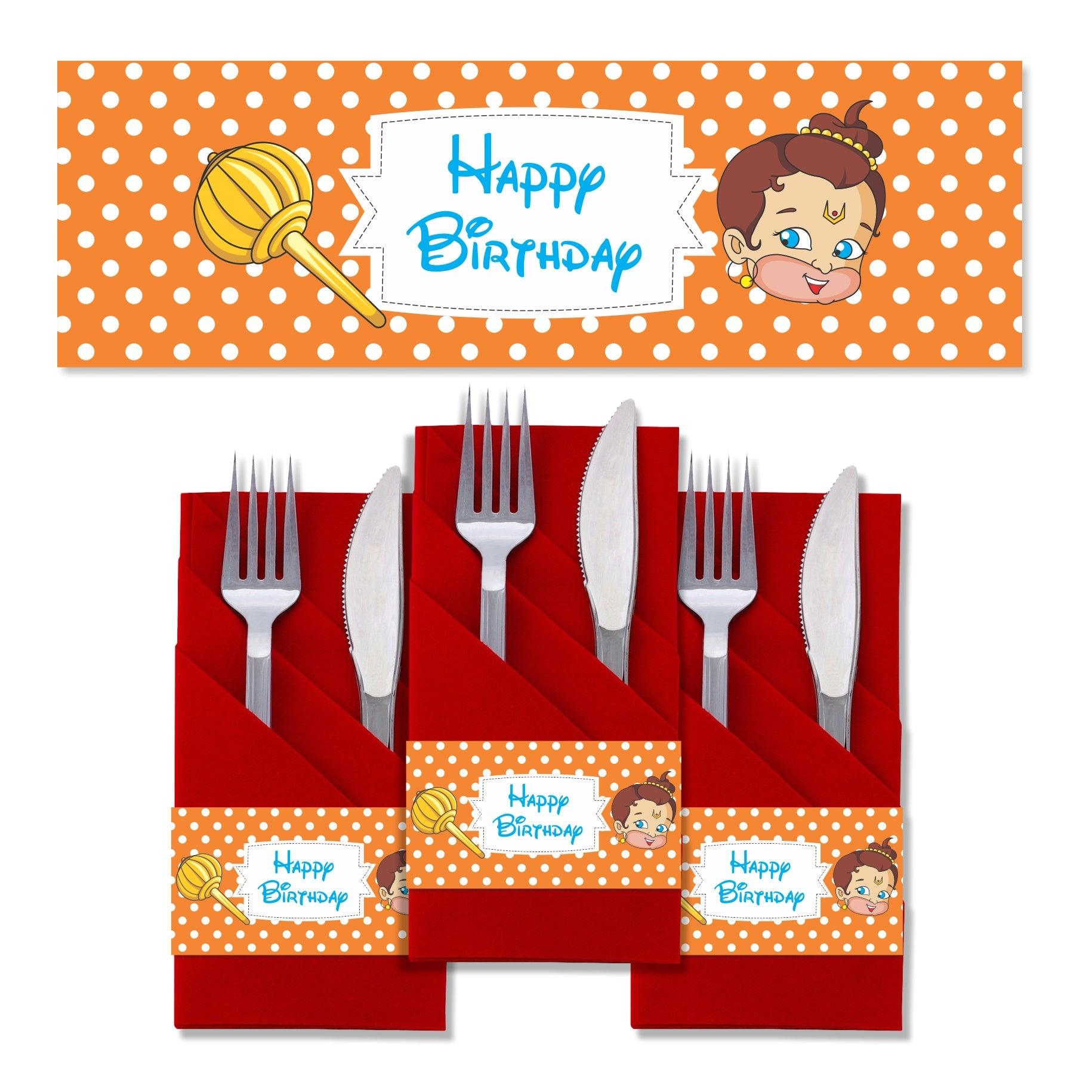 Hanuman Theme Napkin Rings THEME PARTIES Pretty UR Party