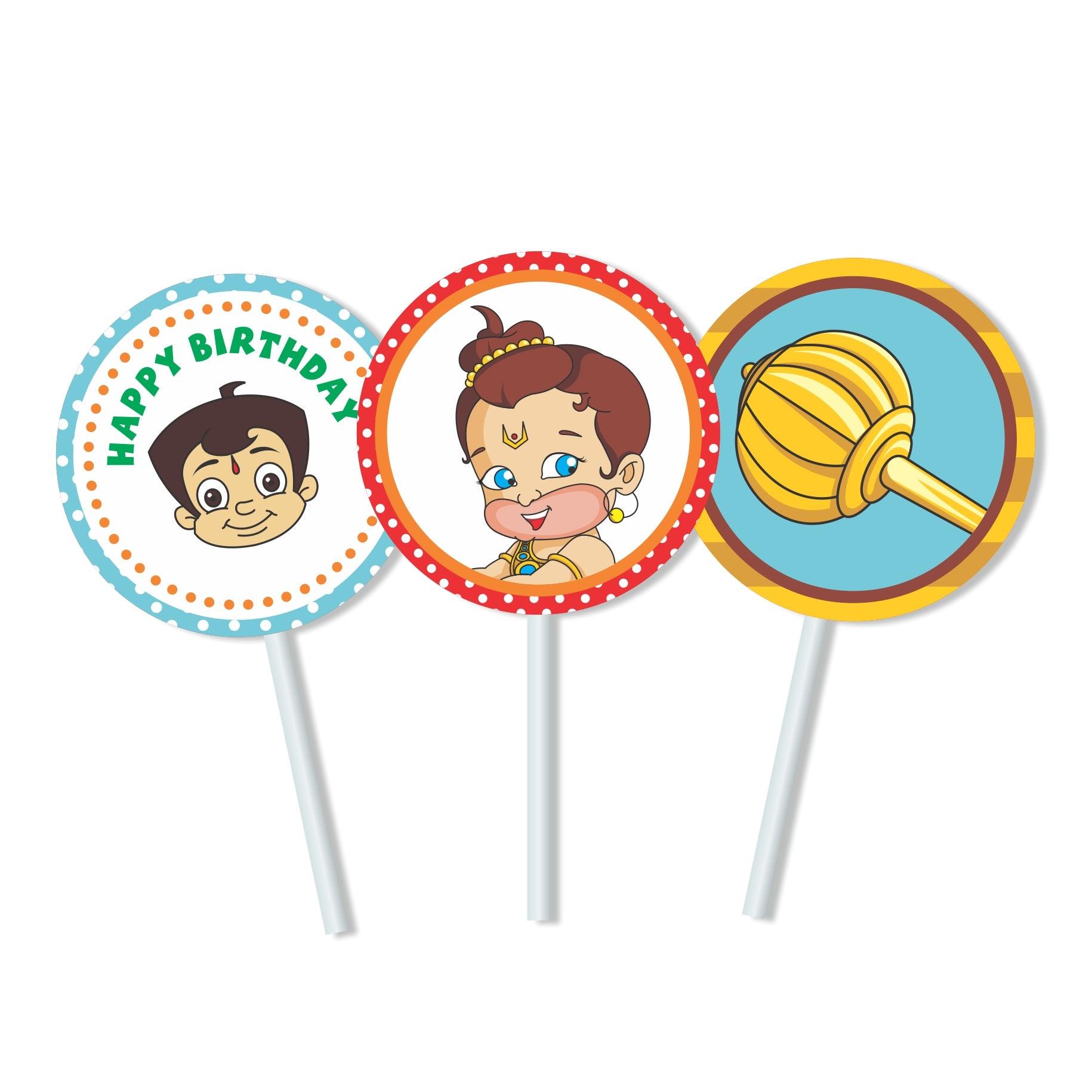 Hanuman Theme Cupcake / Food Toppers THEME PARTIES Pretty UR Party