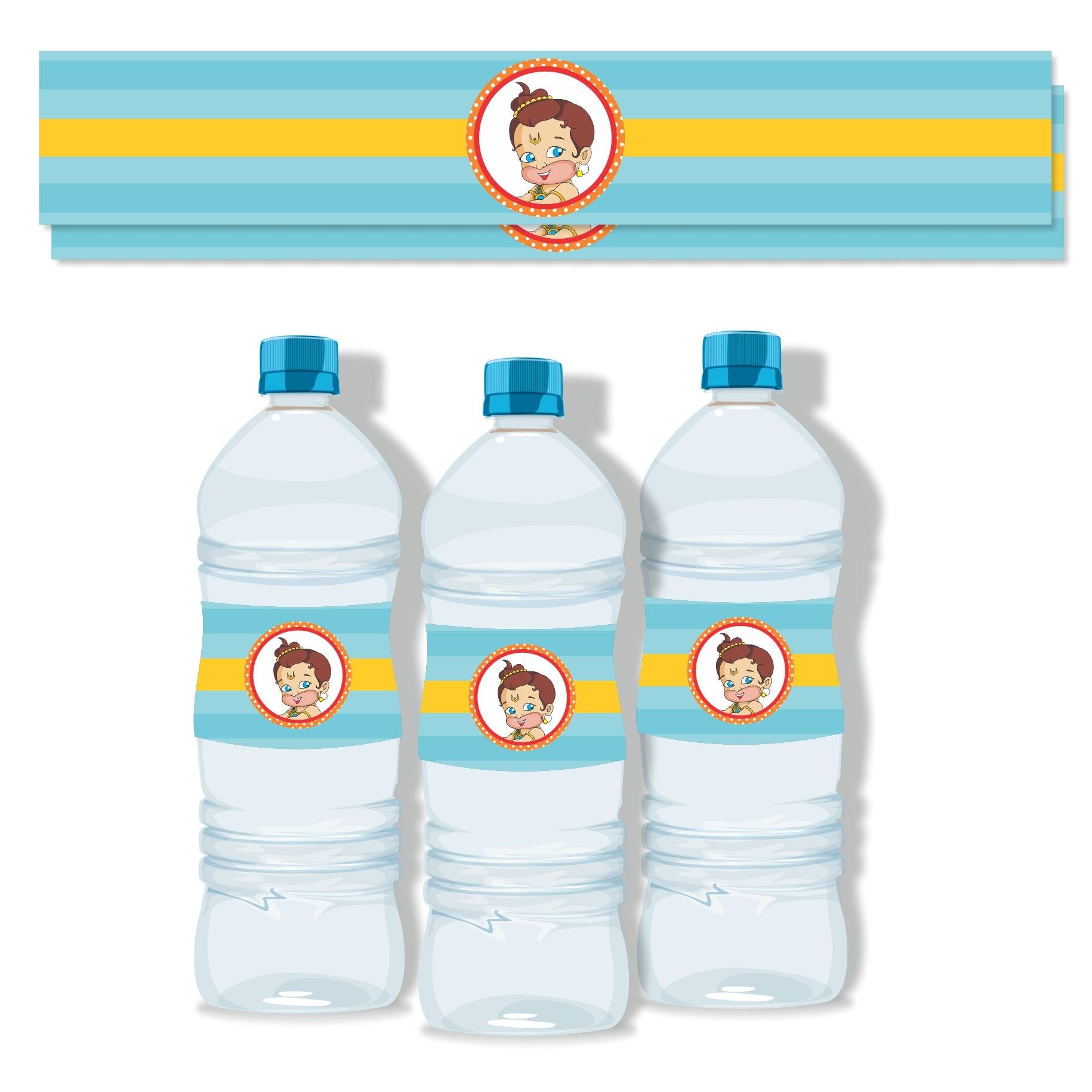 Hanuman Theme Water Bottle Labels THEME PARTIES Pretty UR Party