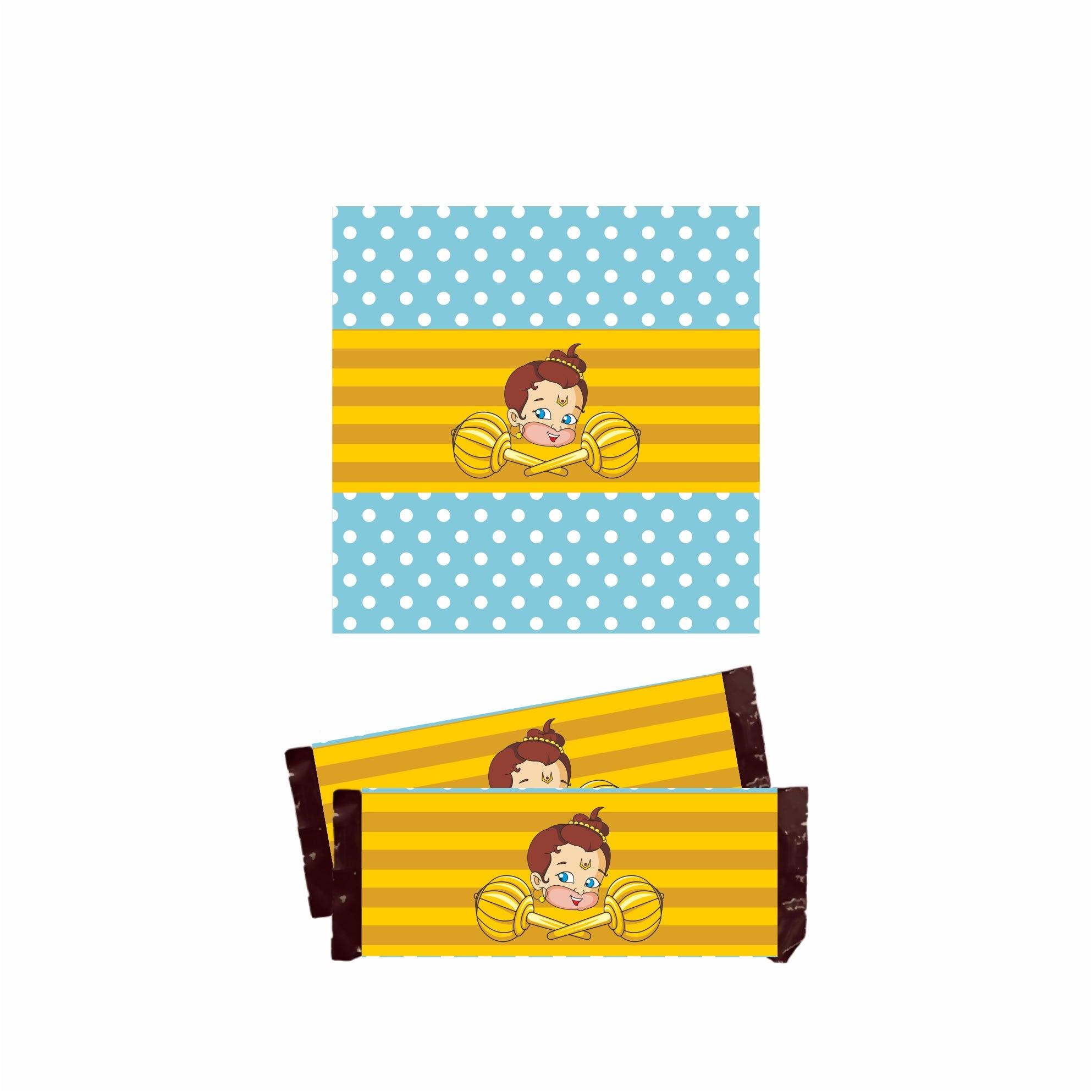 Hanuman Chocolate Wrappers THEME PARTIES Pretty UR Party