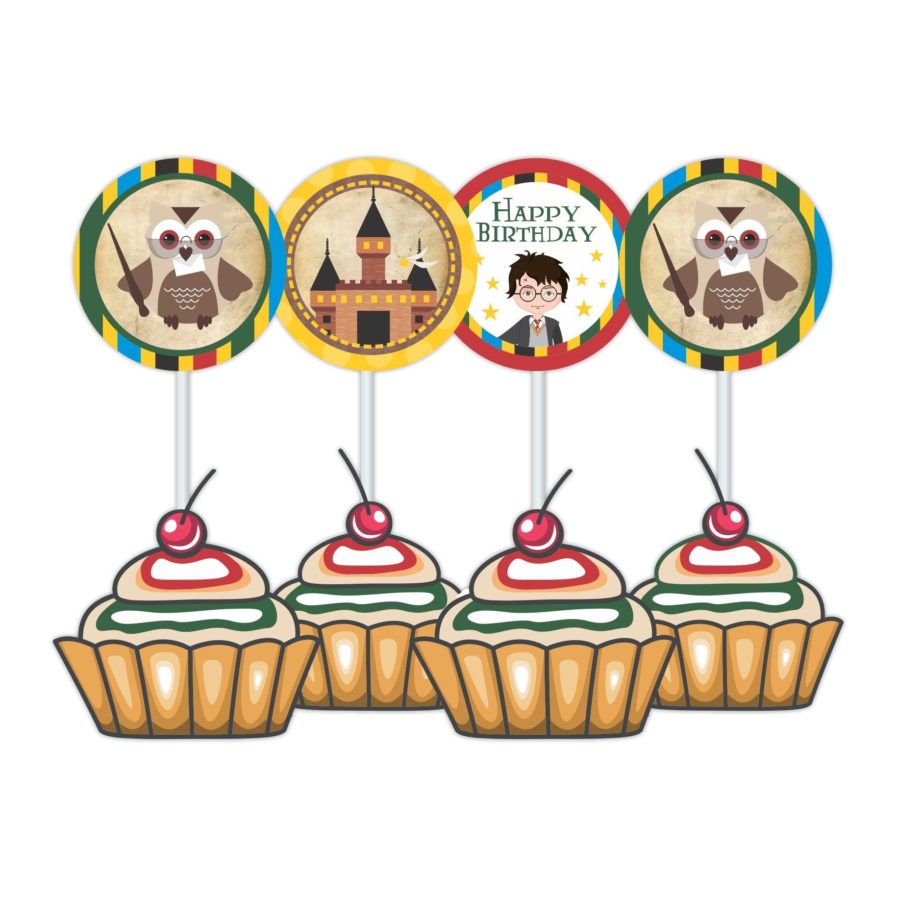 Harry Potter Cupcake / Food Toppers THEME PARTIES Pretty UR Party