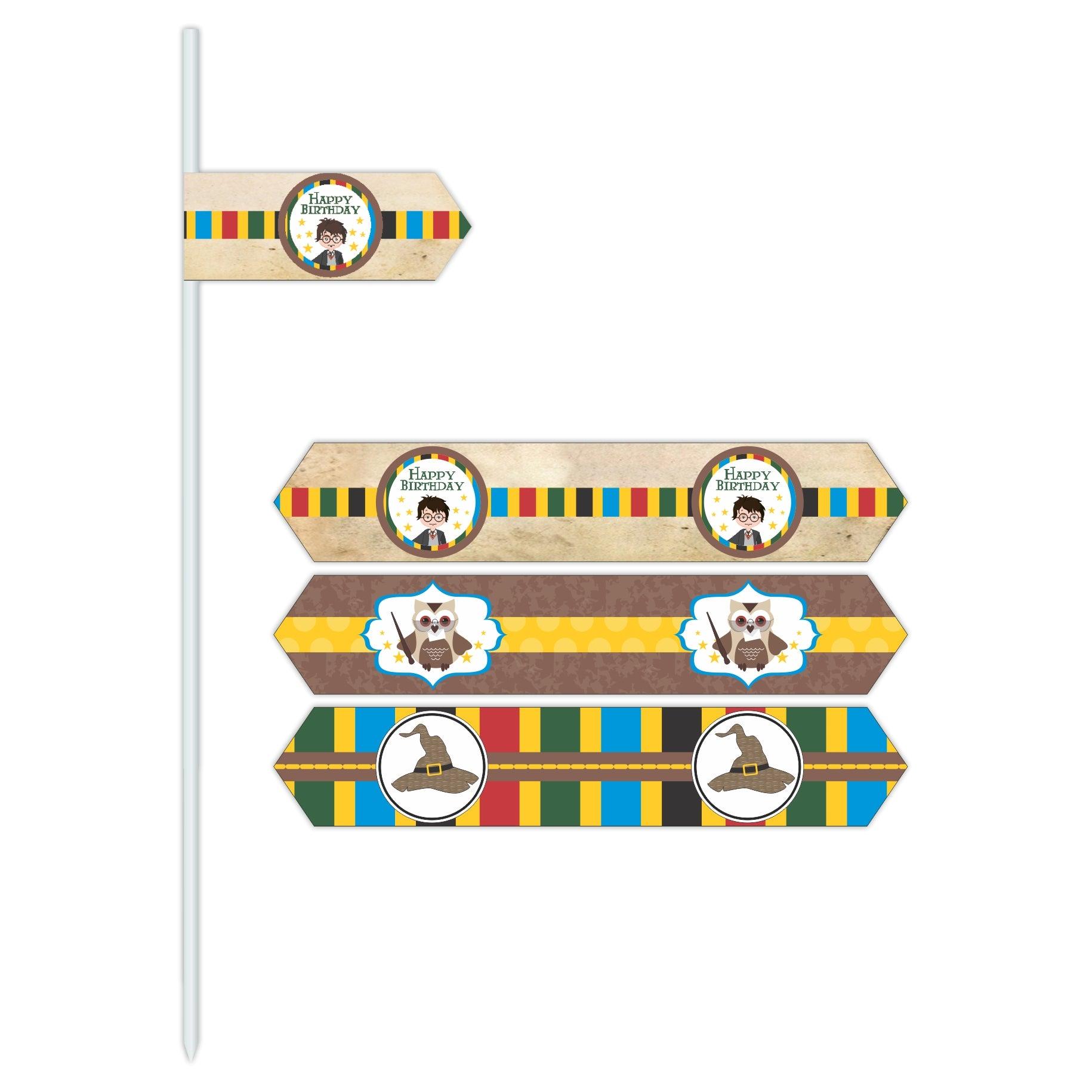 Harry Potter Drink Straws THEME PARTIES Pretty UR Party