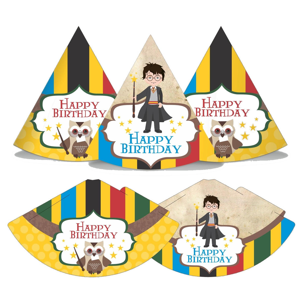 Harry Potter Hats - Pack of 10
