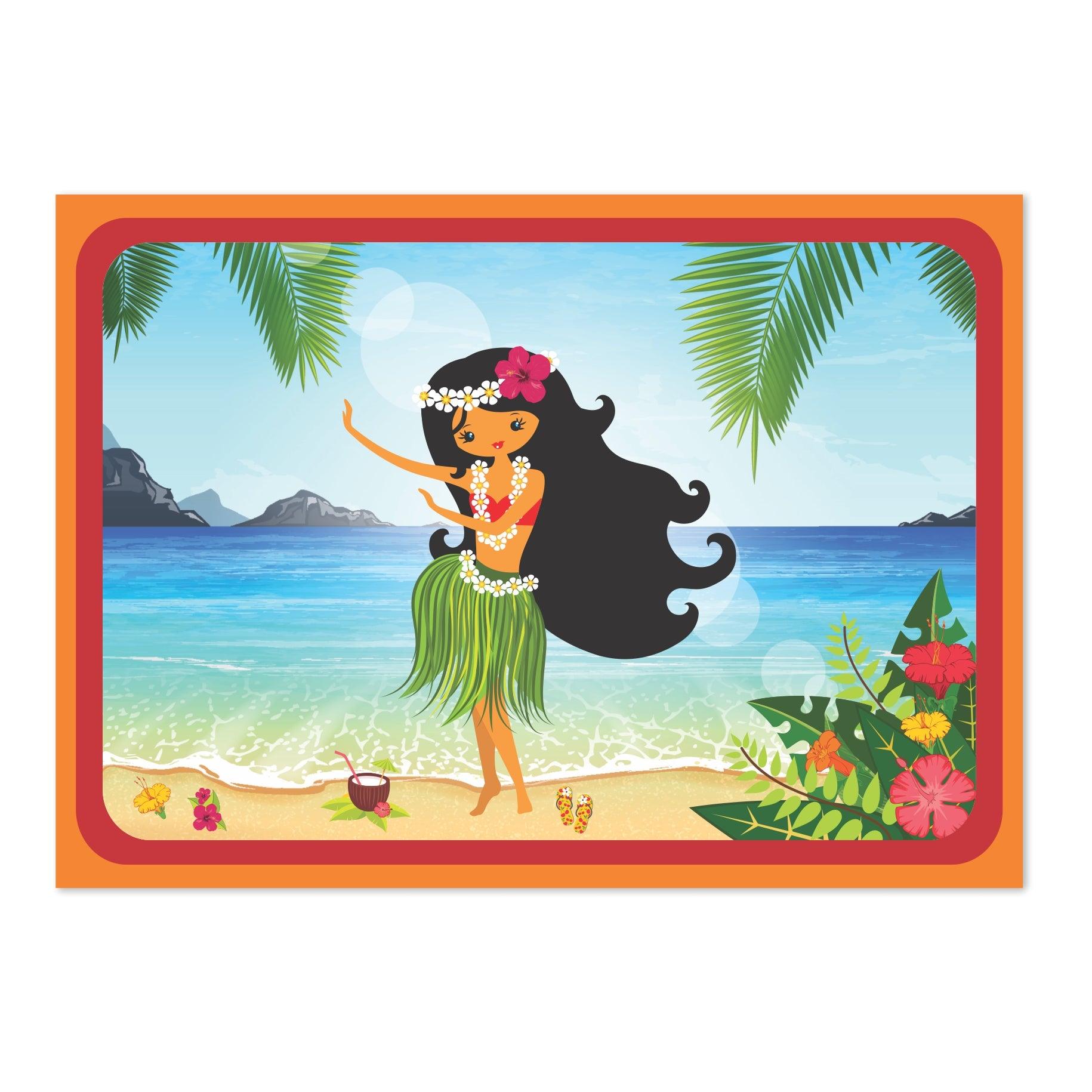 Hawaiian Table Mats THEME PARTIES Pretty UR Party