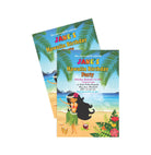 Hawaiian Invitations THEME PARTIES Pretty UR Party