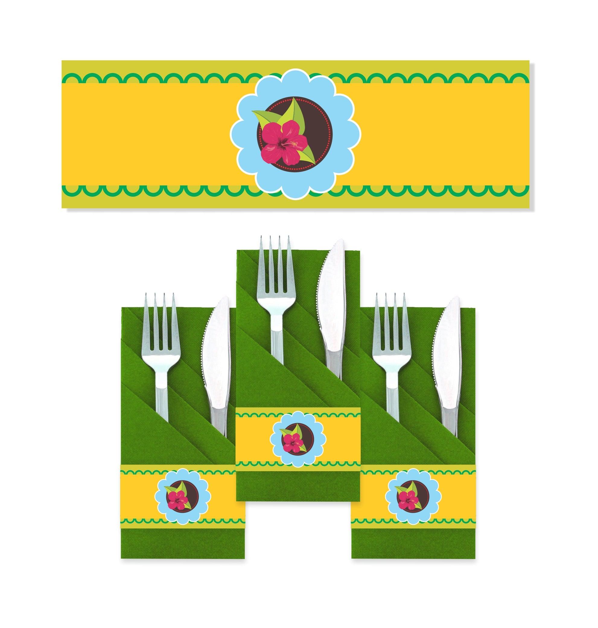 Hawaiian Napkin Rings THEME PARTIES Pretty UR Party