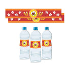 Hawaiian Water Bottle Labels THEME PARTIES Pretty UR Party