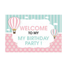 Hot Air Balloon Theme Entrance Banner / Door Sign THEME PARTIES Pretty UR Party