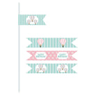 Hot Air Balloon Theme Drink Straws THEME PARTIES Pretty UR Party