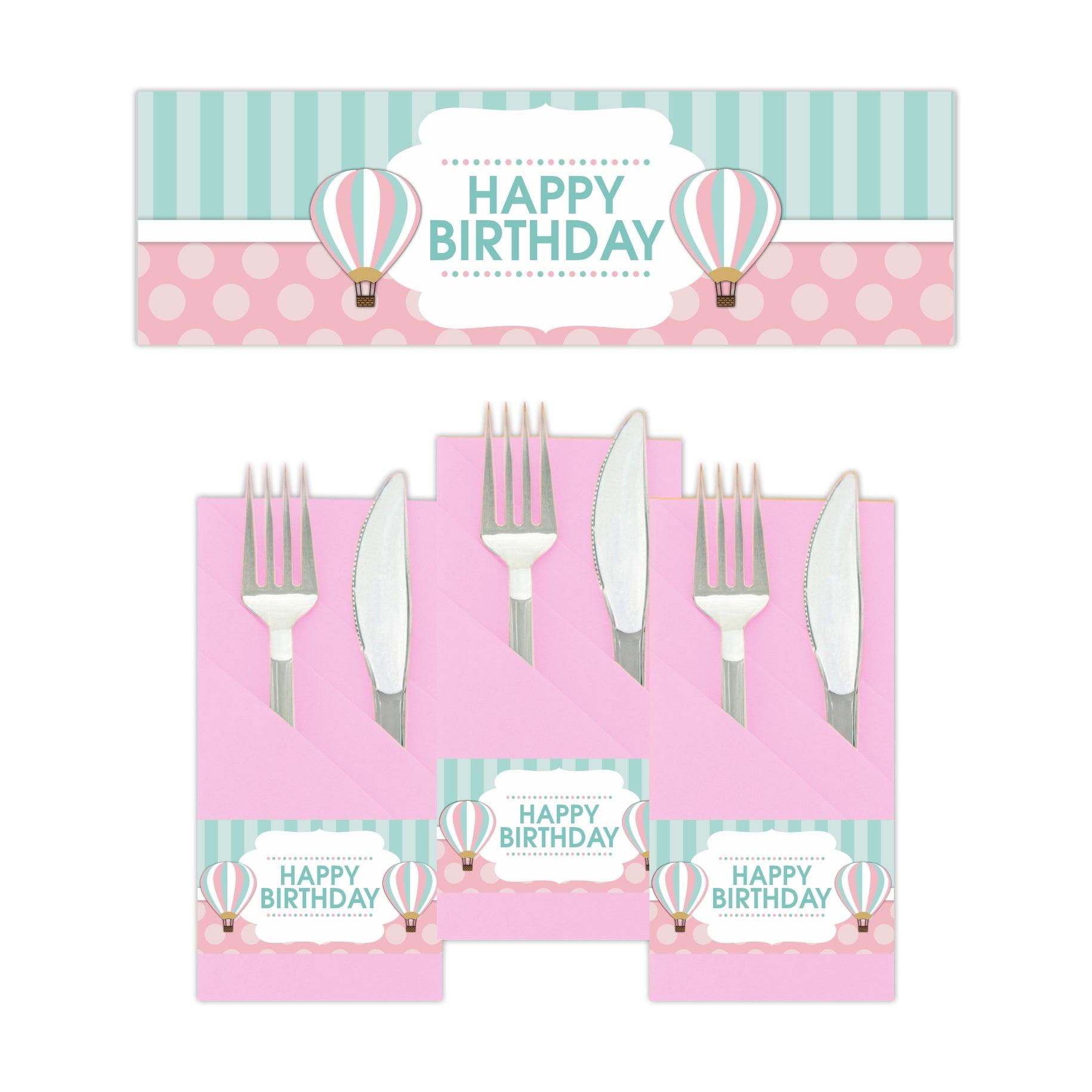 Hot Air Balloon Theme Napkin Rings THEME PARTIES Pretty UR Party