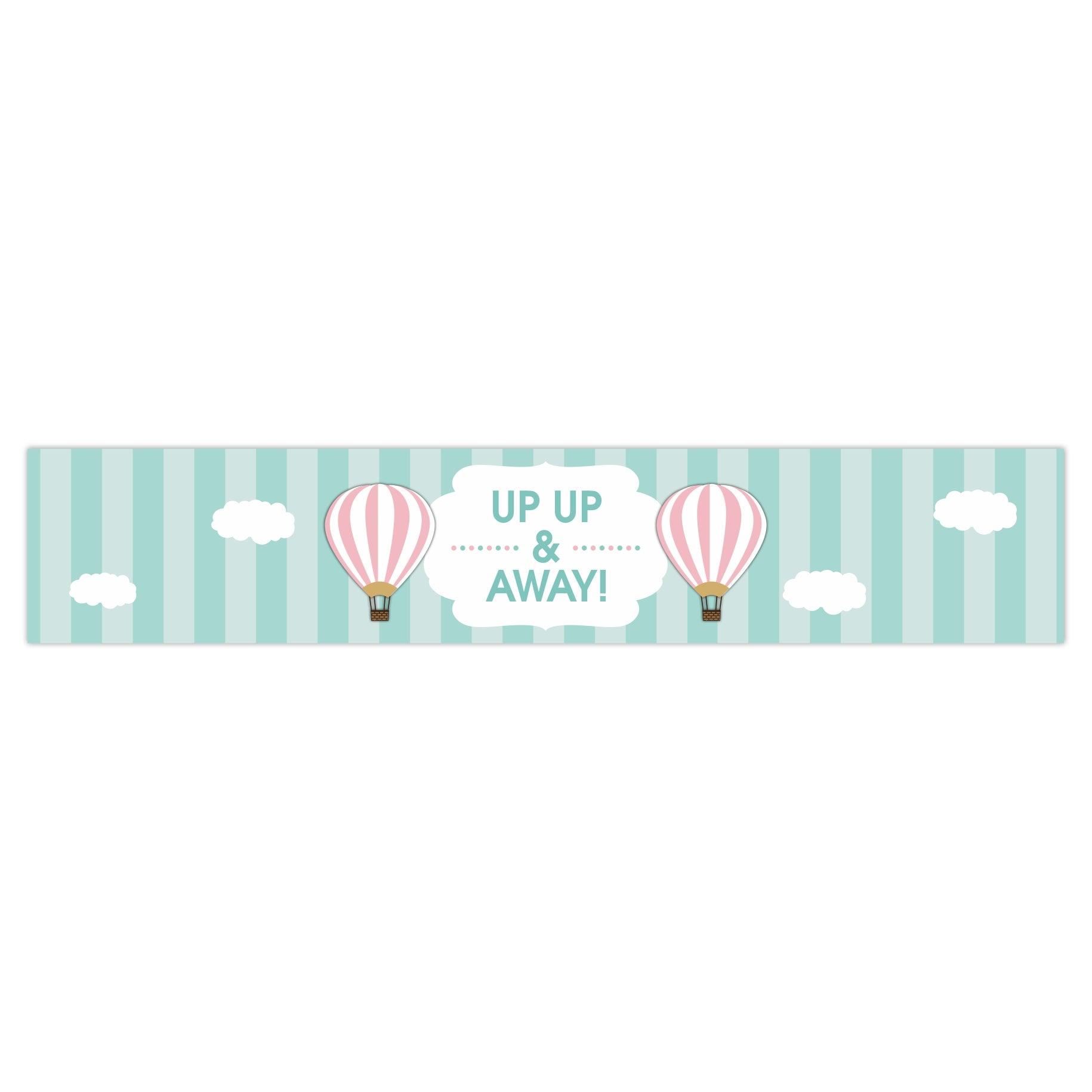 Hot Air Balloon Theme Wrist Bands - Pack of 10 THEME PARTIES Pretty UR Party